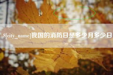 肇州我国的消防日是多少月多少日