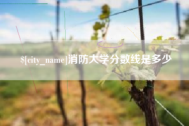 肇州消防大学分数线是多少
