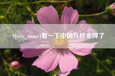 肇州看一下中国几枚金牌了