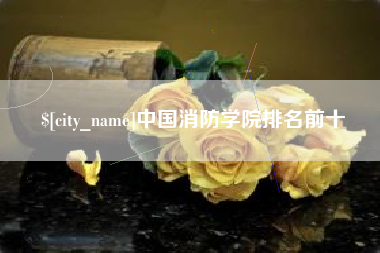肇州中国消防学院排名前十