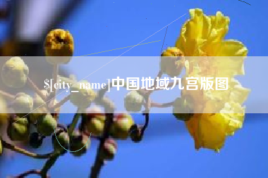 肇州中国地域九宫版图
