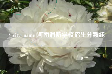 肇州河南消防学校招生分数线