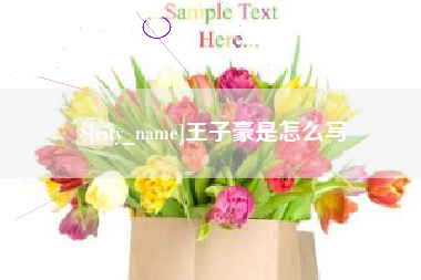 肇州王子豪是怎么写