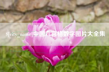 肇州中国九宫格数字图片大全集