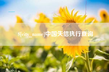 肇州中国失信执行查询
