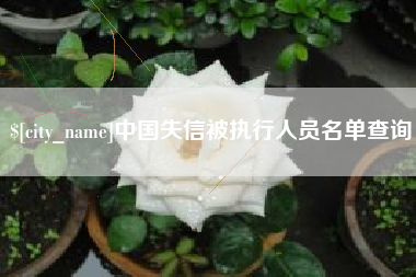 肇州中国失信被执行人员名单查询