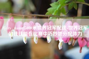 肇州5000米世界冠军配速-世界冠军们往往能在比赛中巧妙地分配体力