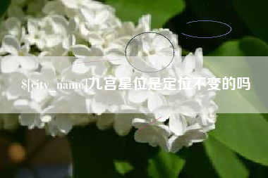 肇州九宫星位是定位不变的吗