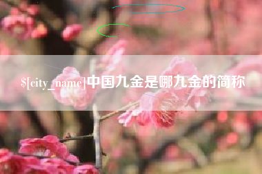 肇州中国九金是哪九金的简称