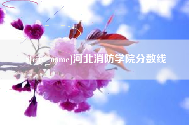 肇州河北消防学院分数线