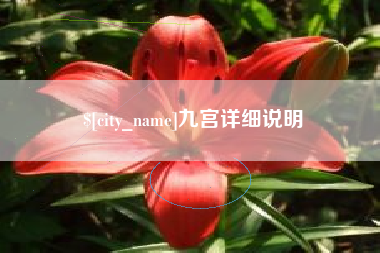 肇州九宫详细说明