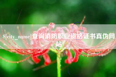 肇州查询消防职业资格证书真伪网站