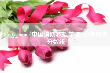 肇州中国消防救援学院2021年招生分数线
