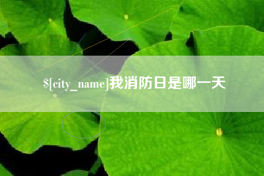 肇州我消防日是哪一天
