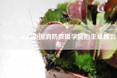 肇州中国消防救援学院招生章程公布!