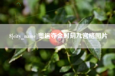肇州奥运夺金时刻九宫格图片